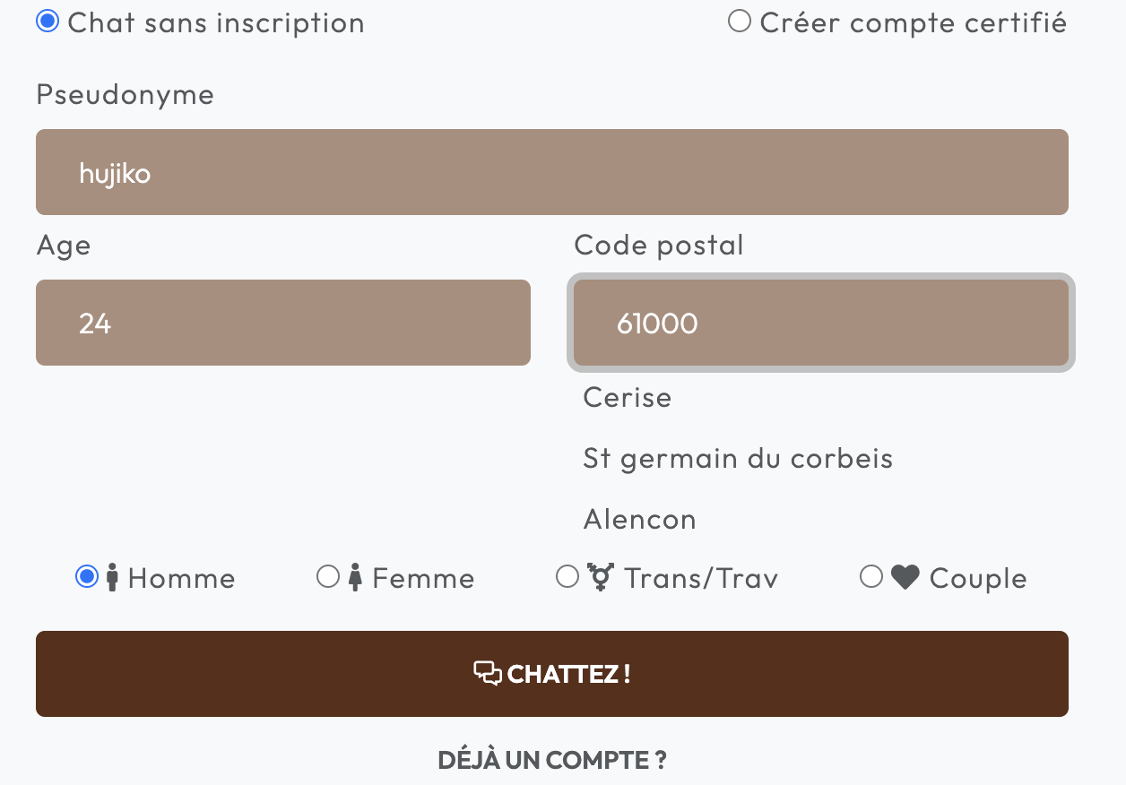 Rencontre à proximité